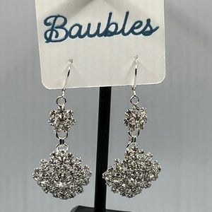 Baubles Chandelier Austrian Crystal Silver Earrings $12 EA or Bundle 3/$20